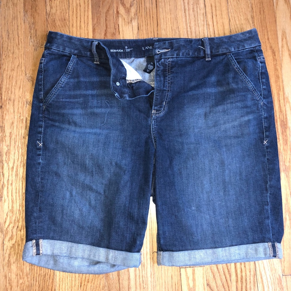 Lane Bryant Denim Bermuda Shorts
